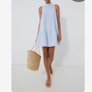 Tuckernuck Light Blue Sleeveless Midi Dress